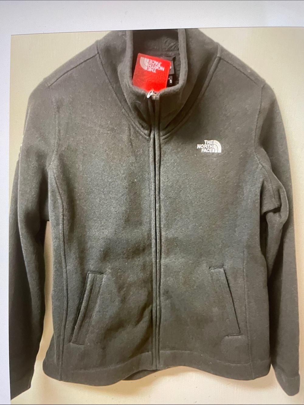The North Face Ladies Dark Gray Full‑Zip Fleece Jacket
